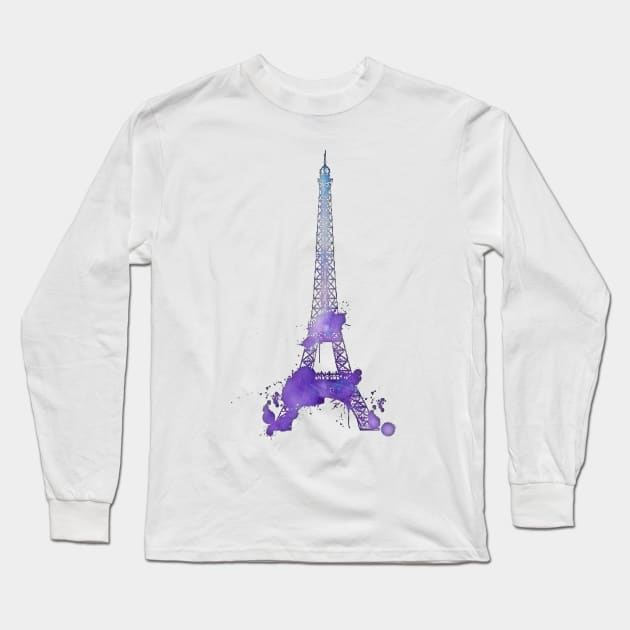 Eiffel Tower Long Sleeve T-Shirt by lunabelleapparel